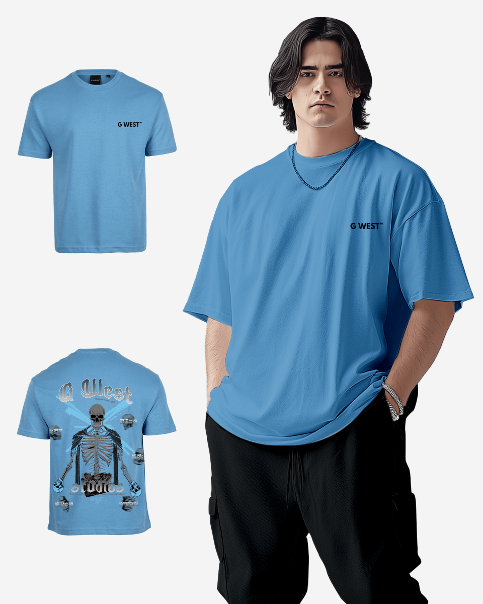 G West Oversized Skull Tee