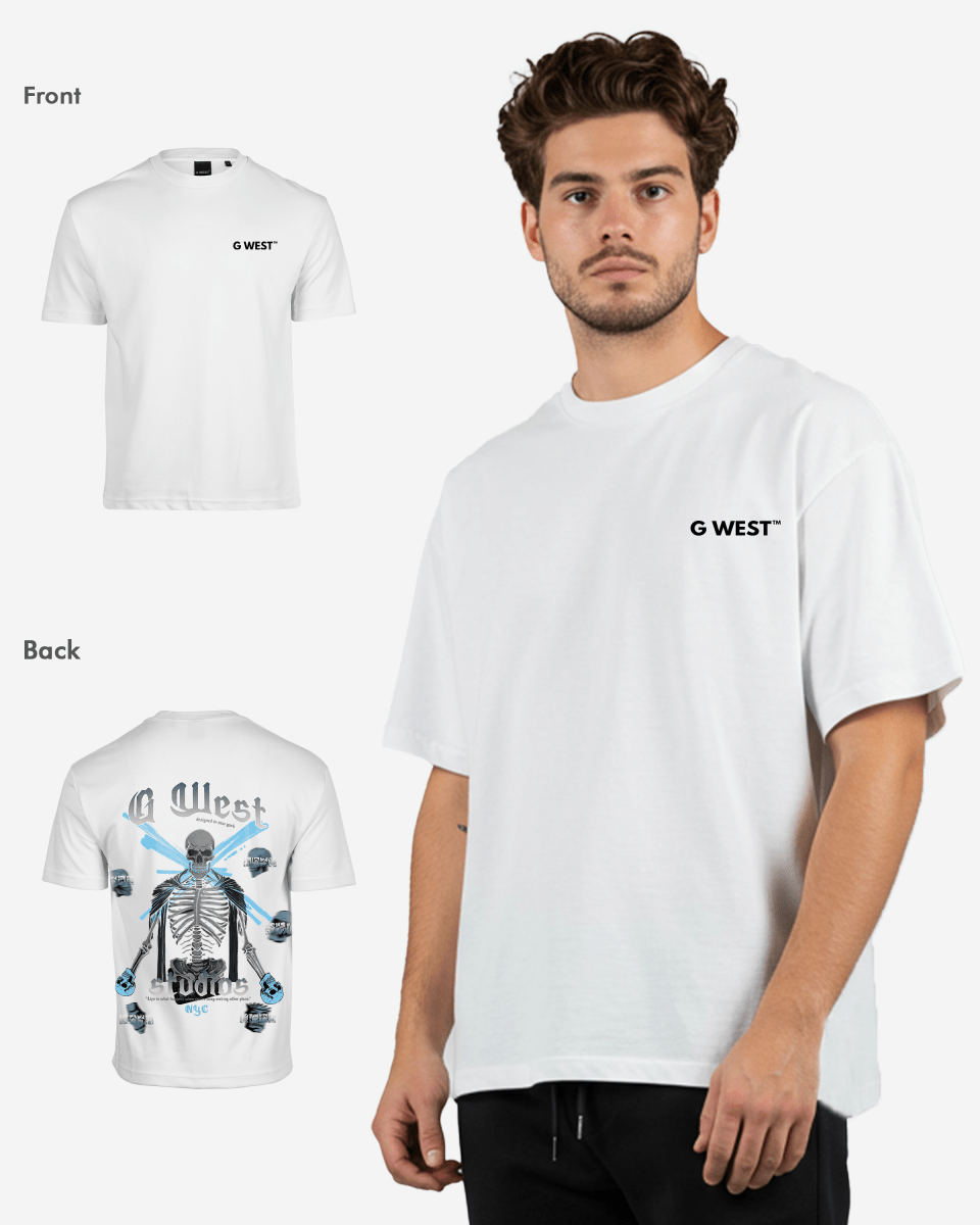 G West Oversized Skull Tee
