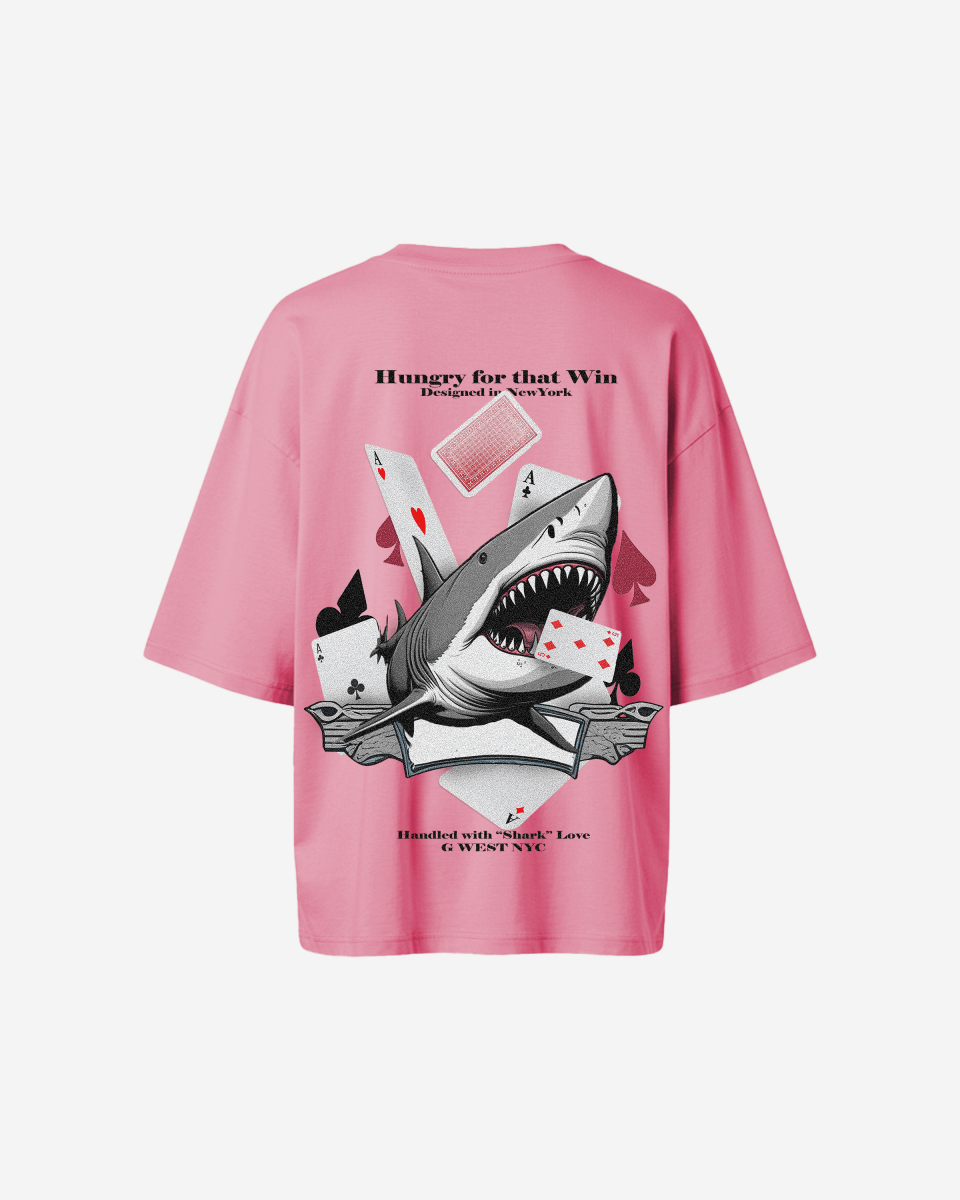 G West Oversized Spade Of Sharks T Shirt - WOMEN