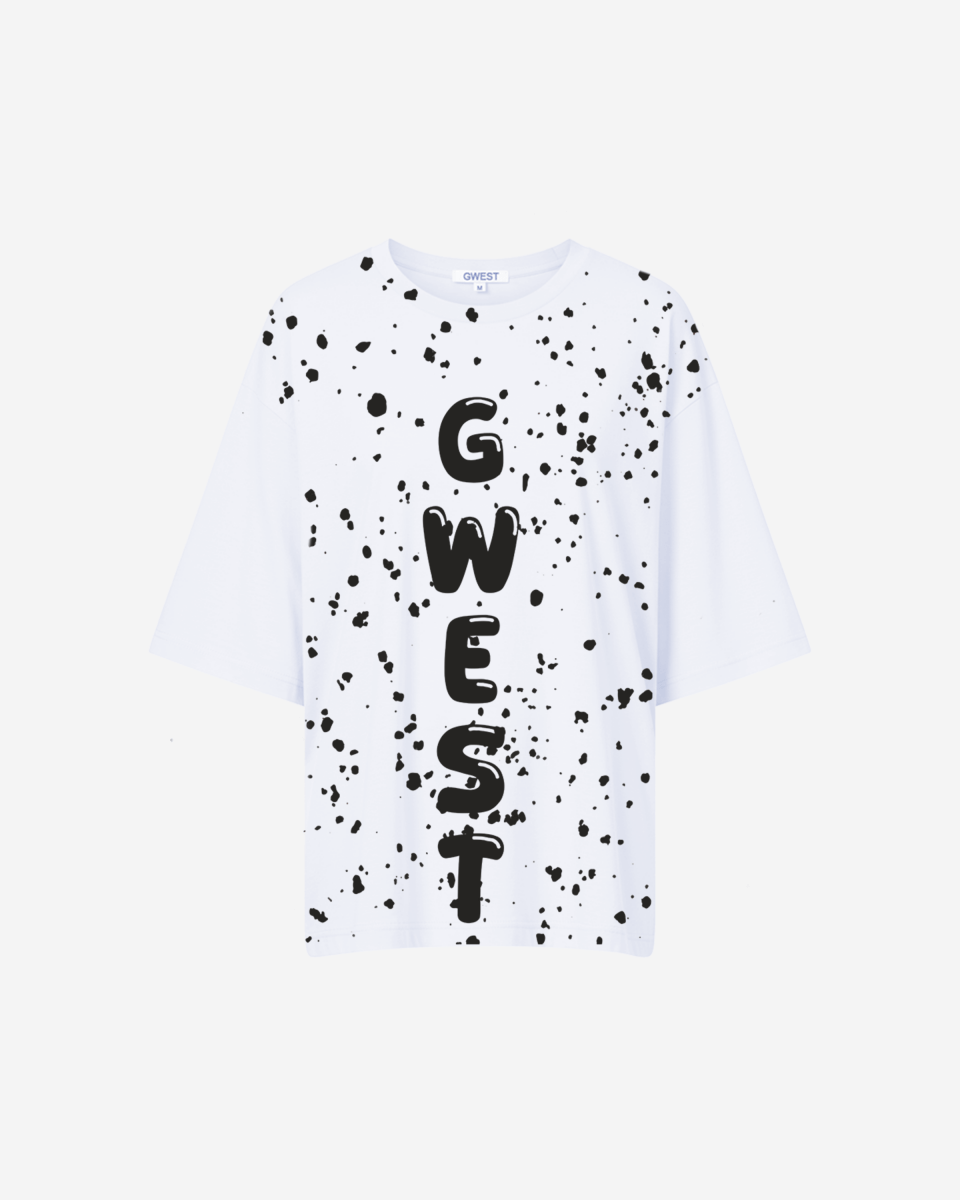 G West Oversized Splatter Tee -WOMEN