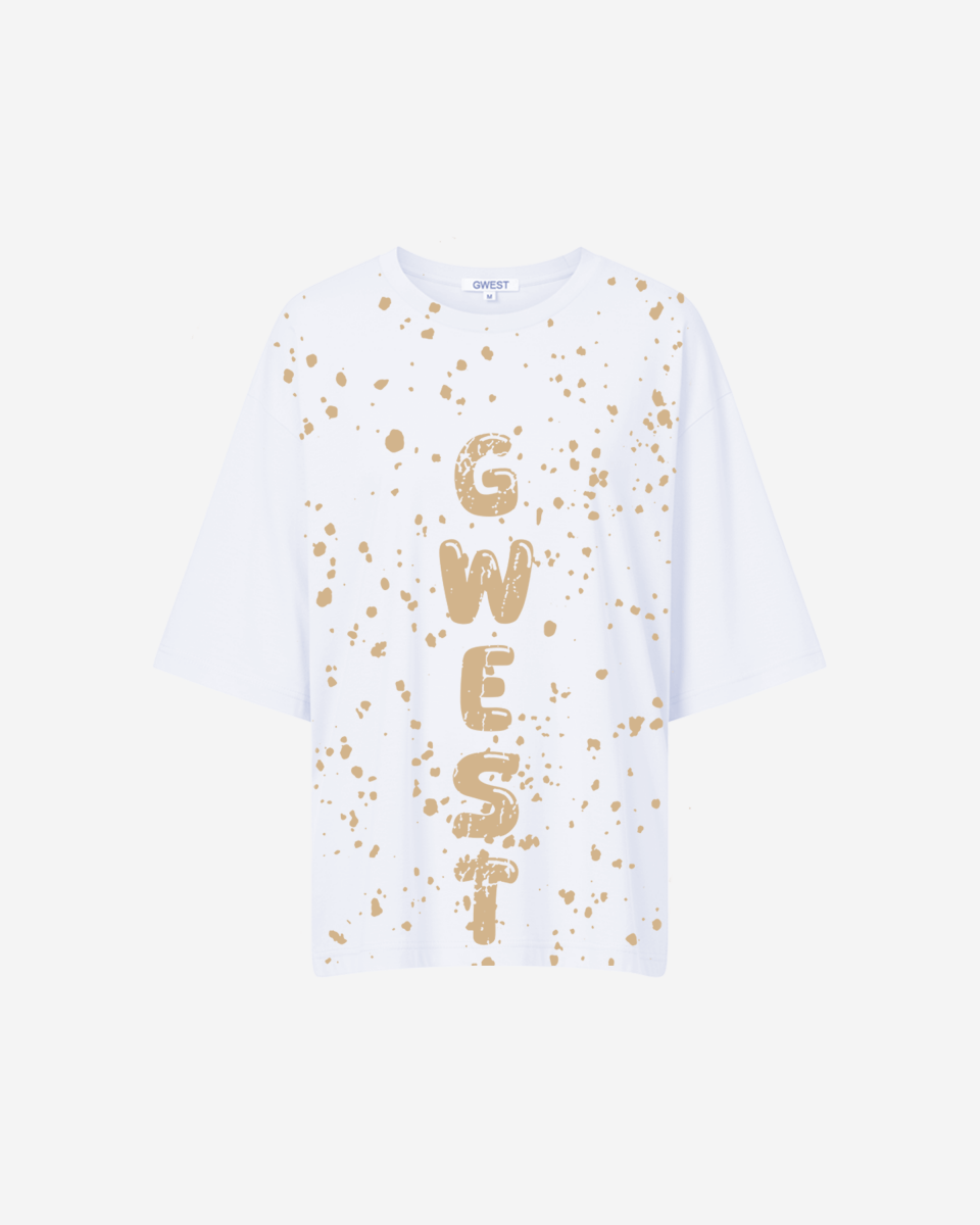 G West Oversized Splatter Tee -WOMEN
