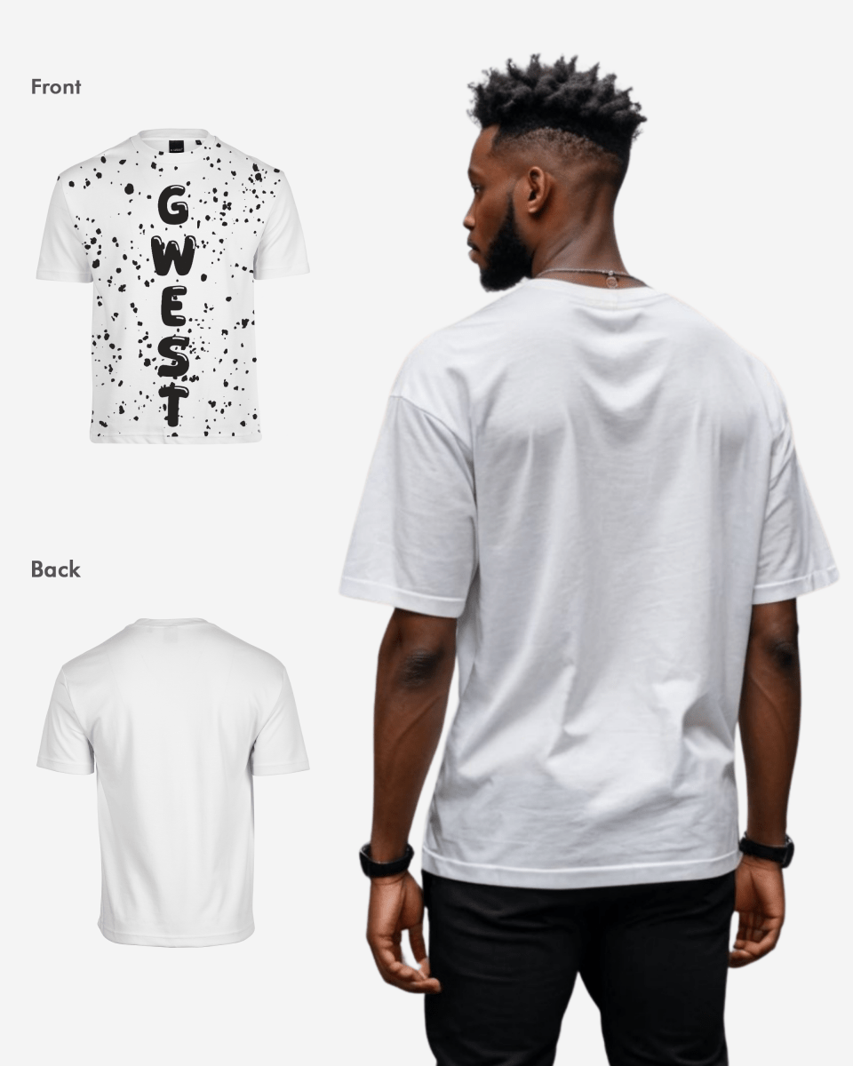 G West Oversized Splatter Tee