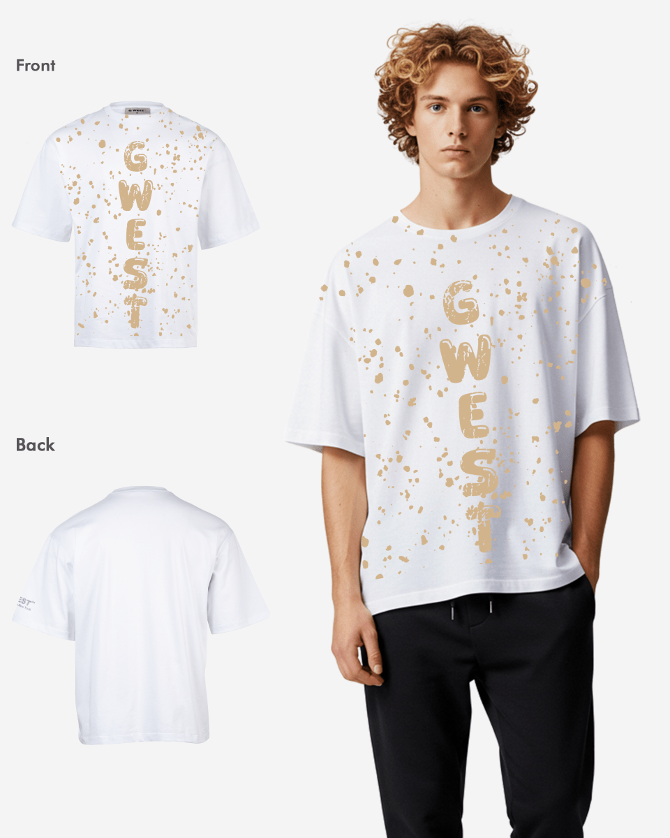 G West Oversized Splatter Tee