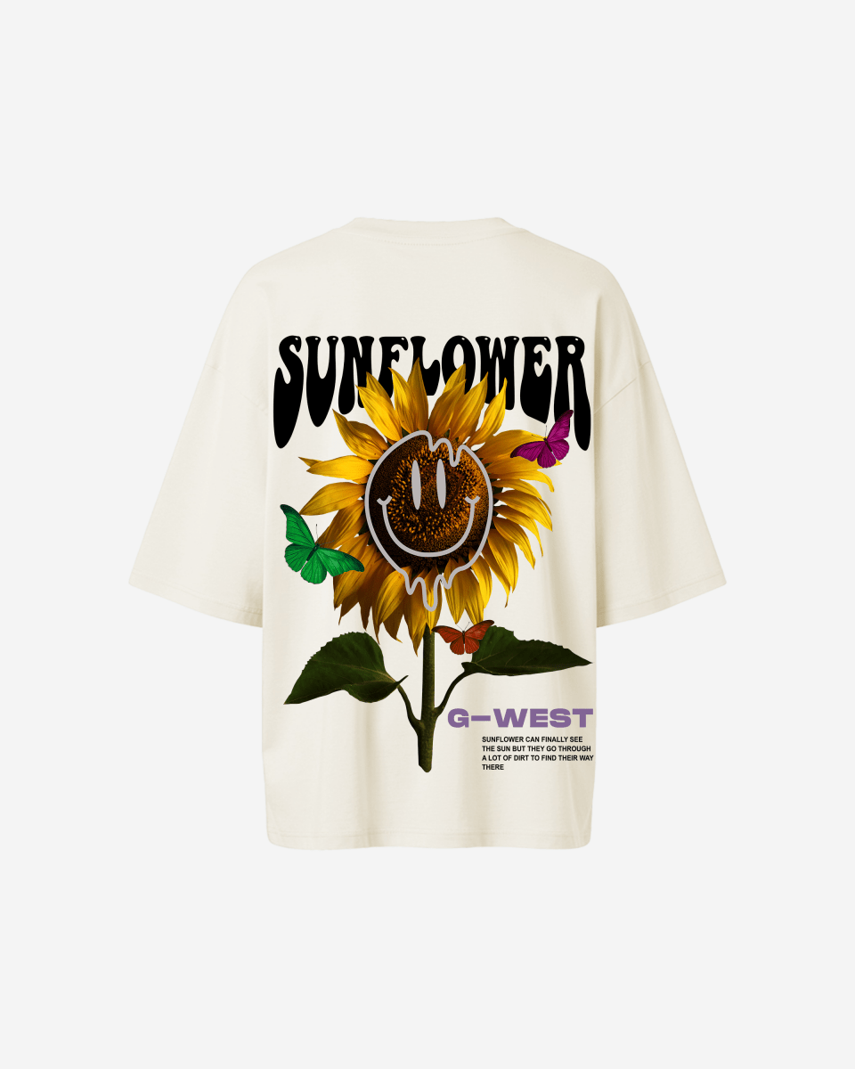 G West Oversized Sunflower Tee -WOMEN