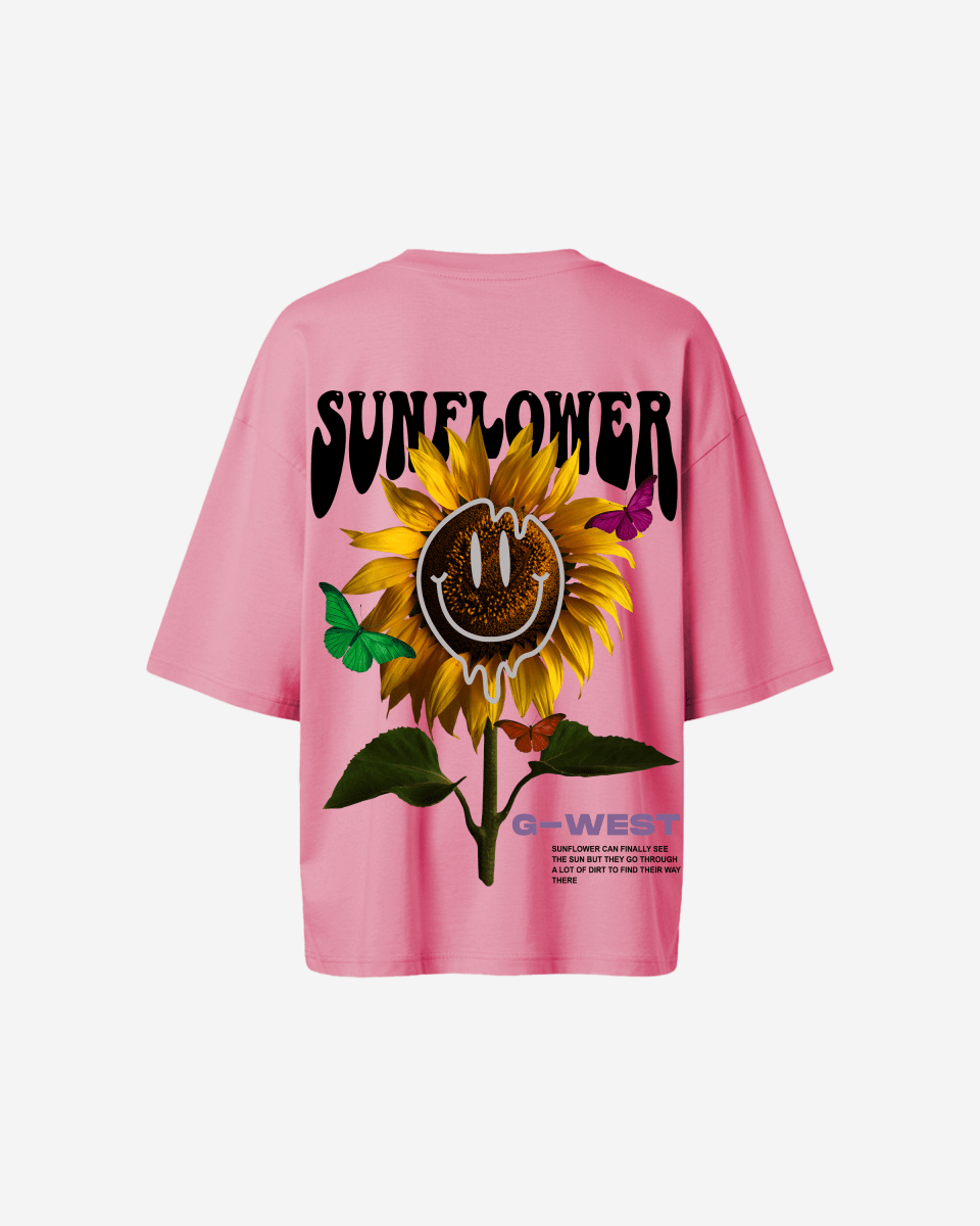 G West Oversized Sunflower Tee -WOMEN