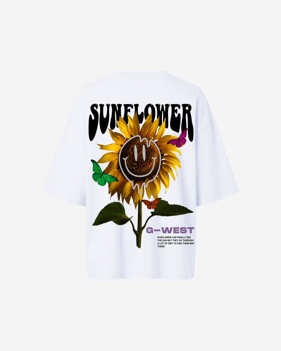 G West Oversized Sunflower Tee -WOMEN