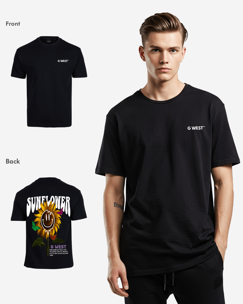 G West Oversized Sunflower Tee