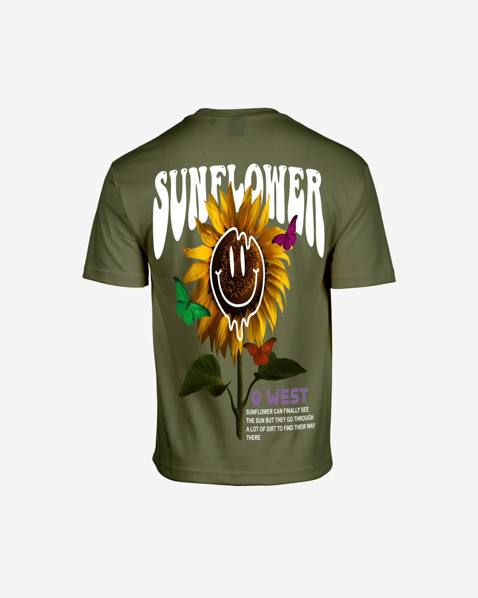G West Oversized Sunflower Tee