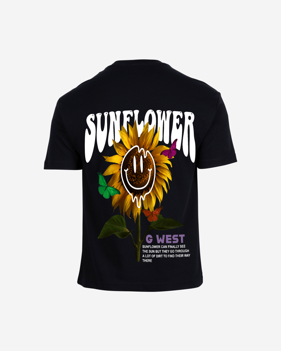 G West Oversized Sunflower Tee