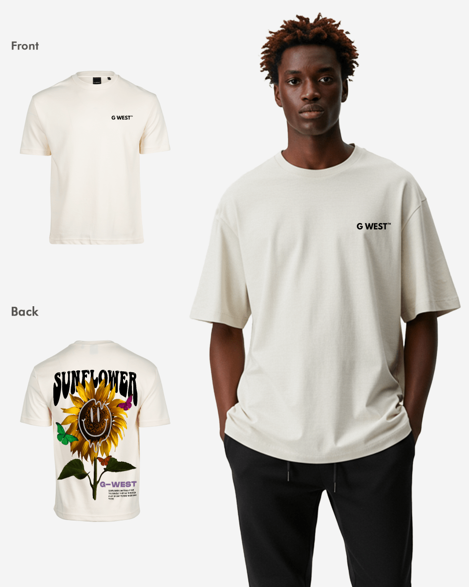 G West Oversized Sunflower Tee