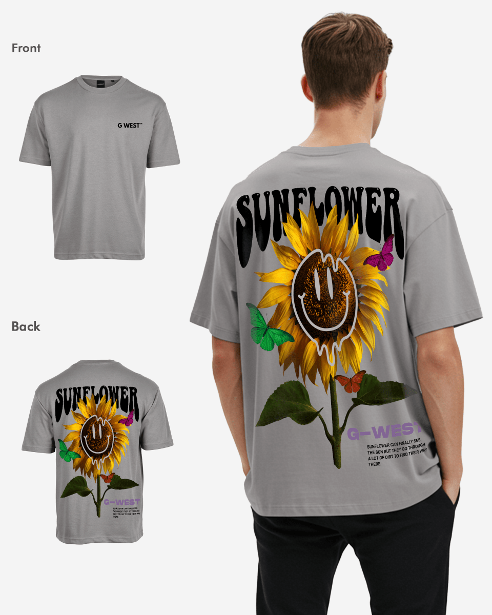 G West Oversized Sunflower Tee