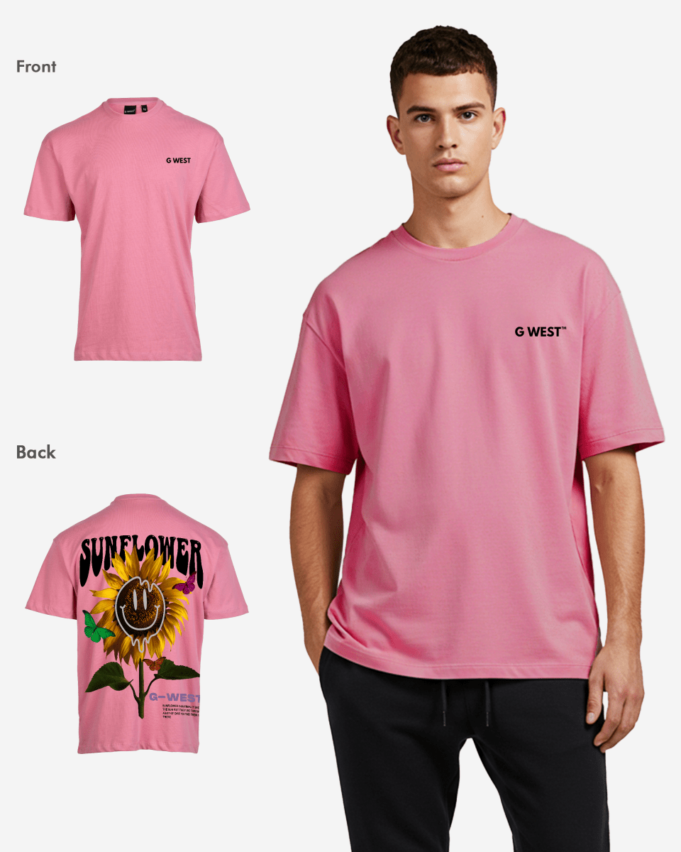 G West Oversized Sunflower Tee