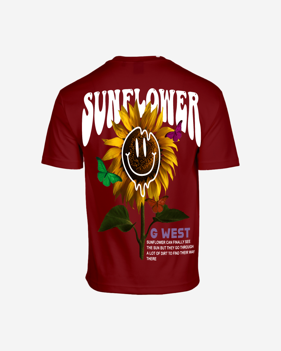 G West Oversized Sunflower Tee