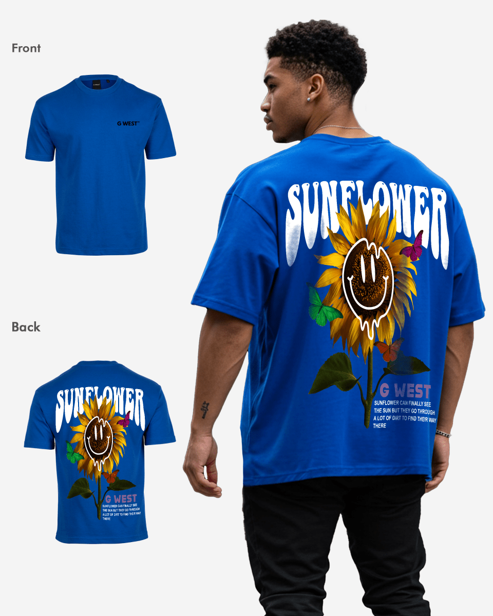 G West Oversized Sunflower Tee