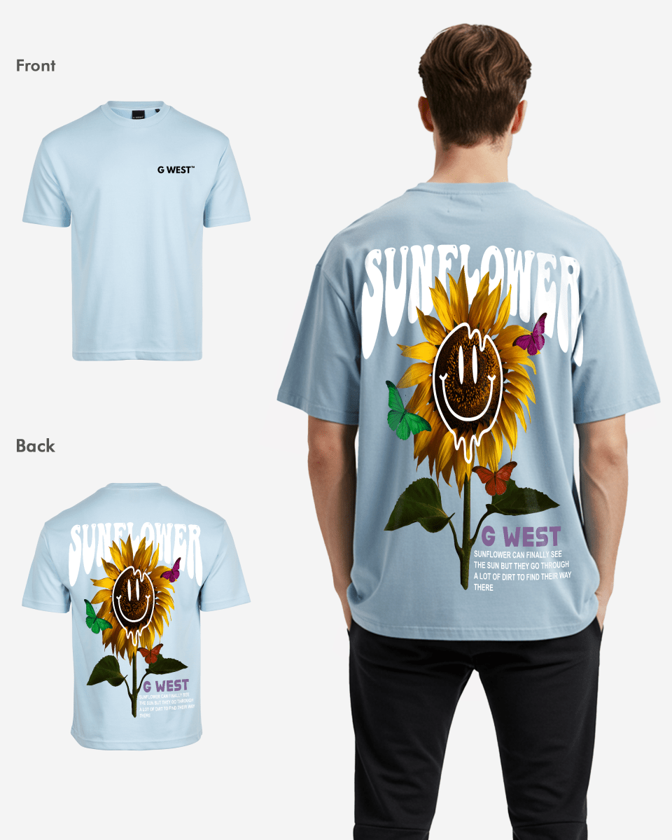 G West Oversized Sunflower Tee