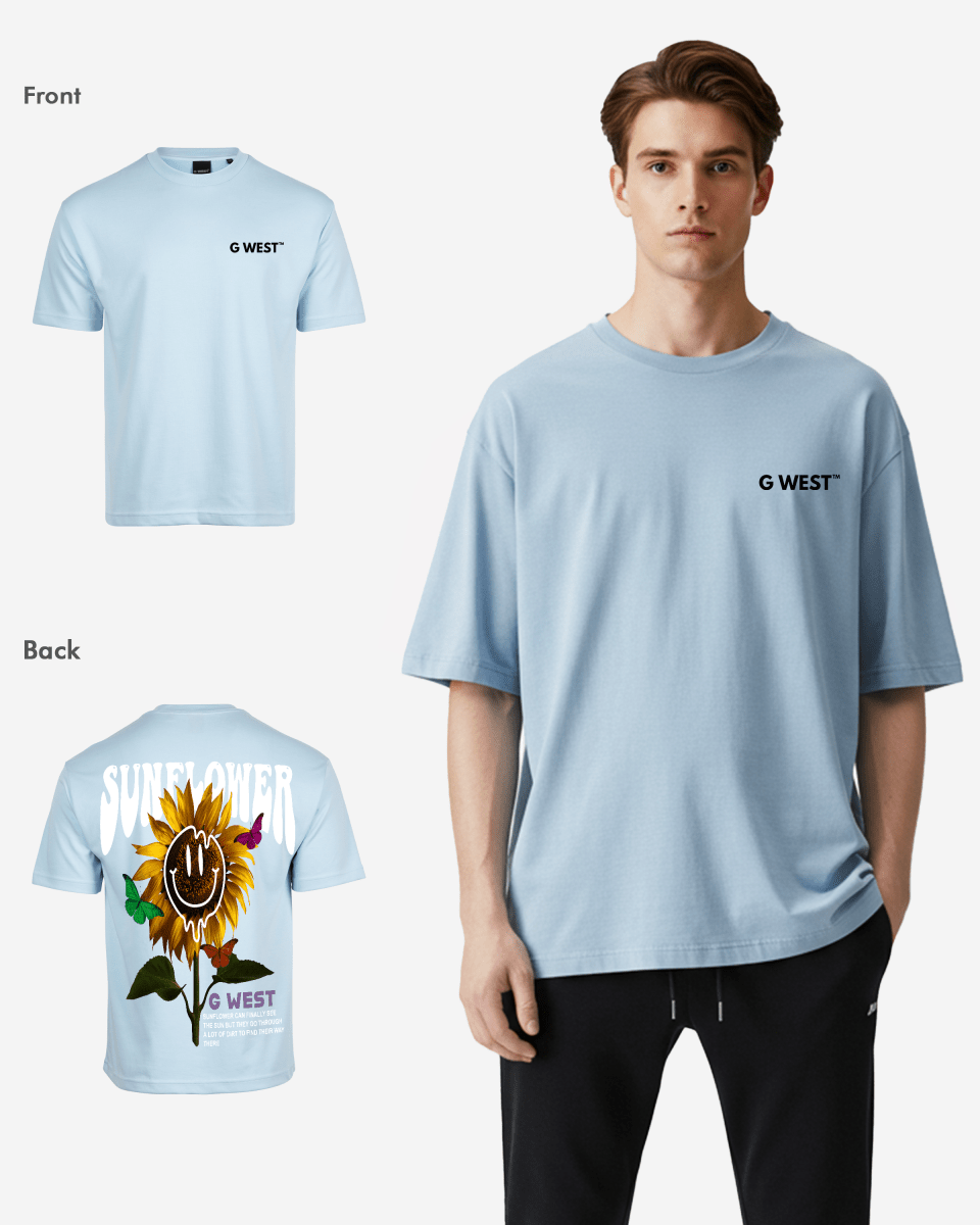 G West Oversized Sunflower Tee