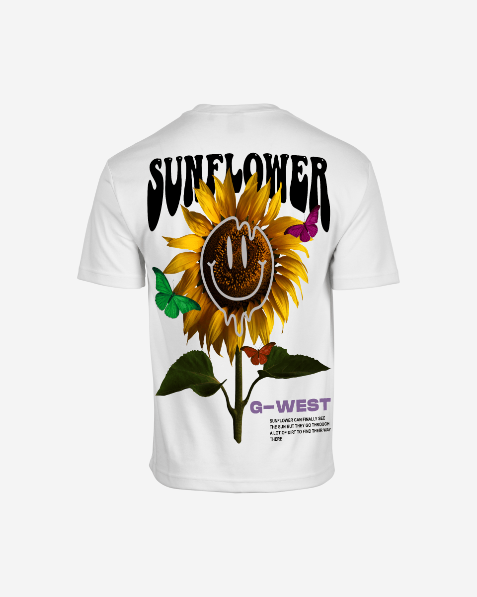 G West Oversized Sunflower Tee