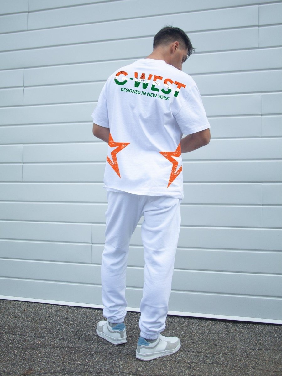 G West Oversized Tee Cricket India Logo T-Shirt