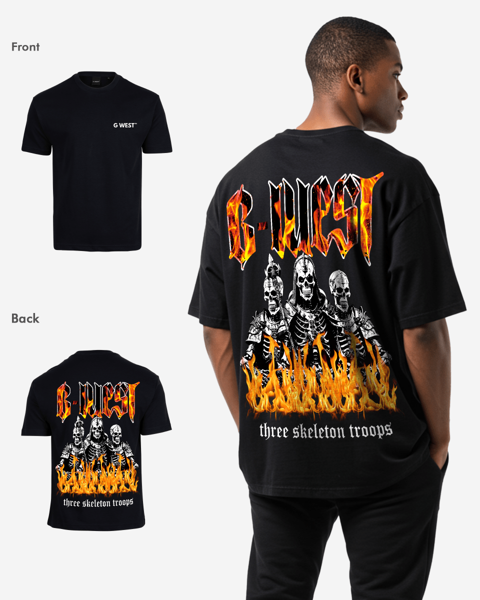 G West Oversized Tri Skeleton Tee