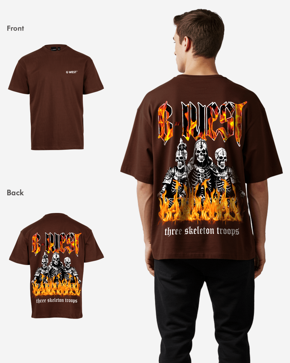 G West Oversized Tri Skeleton Tee