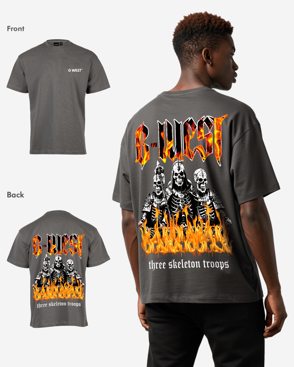 G West Oversized Tri Skeleton Tee