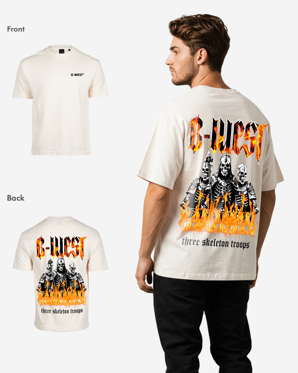 G West Oversized Tri Skeleton Tee