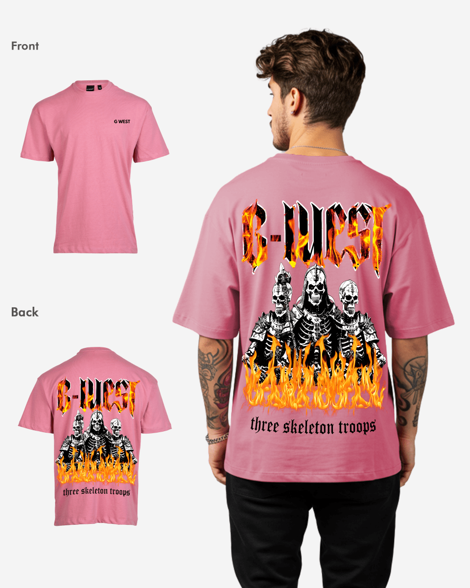 G West Oversized Tri Skeleton Tee