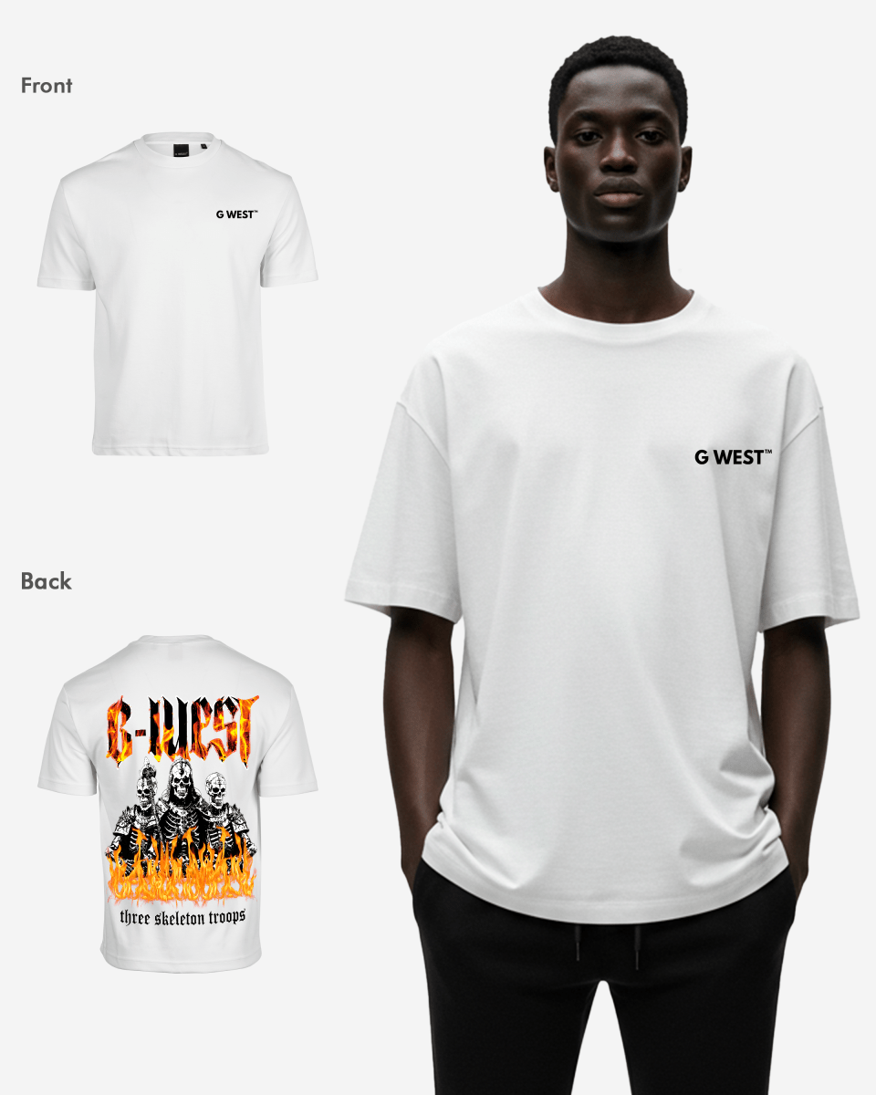 G West Oversized Tri Skeleton Tee