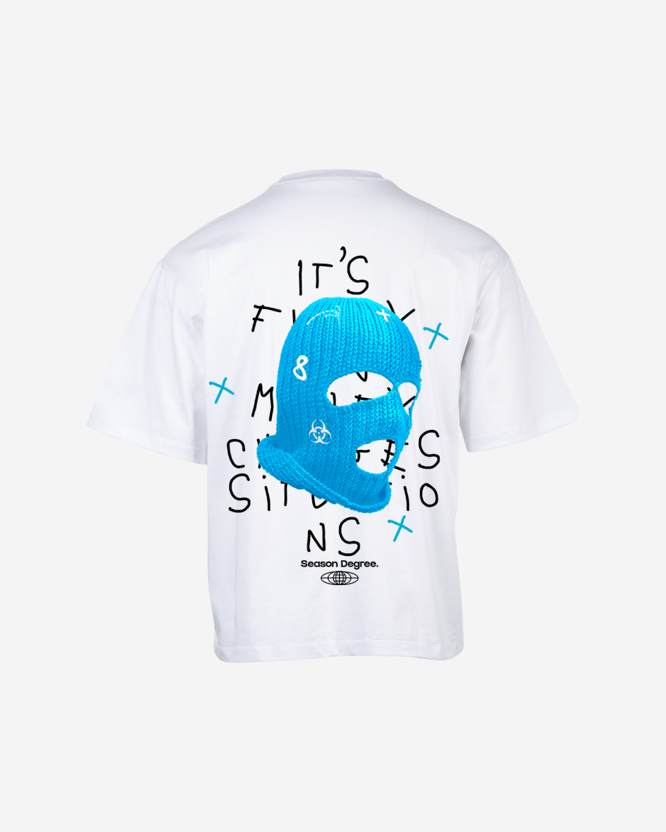 G West Oversized True Blue Ski Mask Oversized Tee