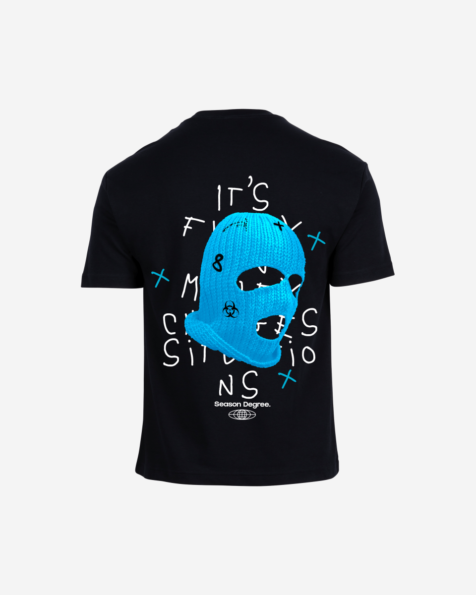 G West Oversized True Blue Ski Mask Oversized Tee