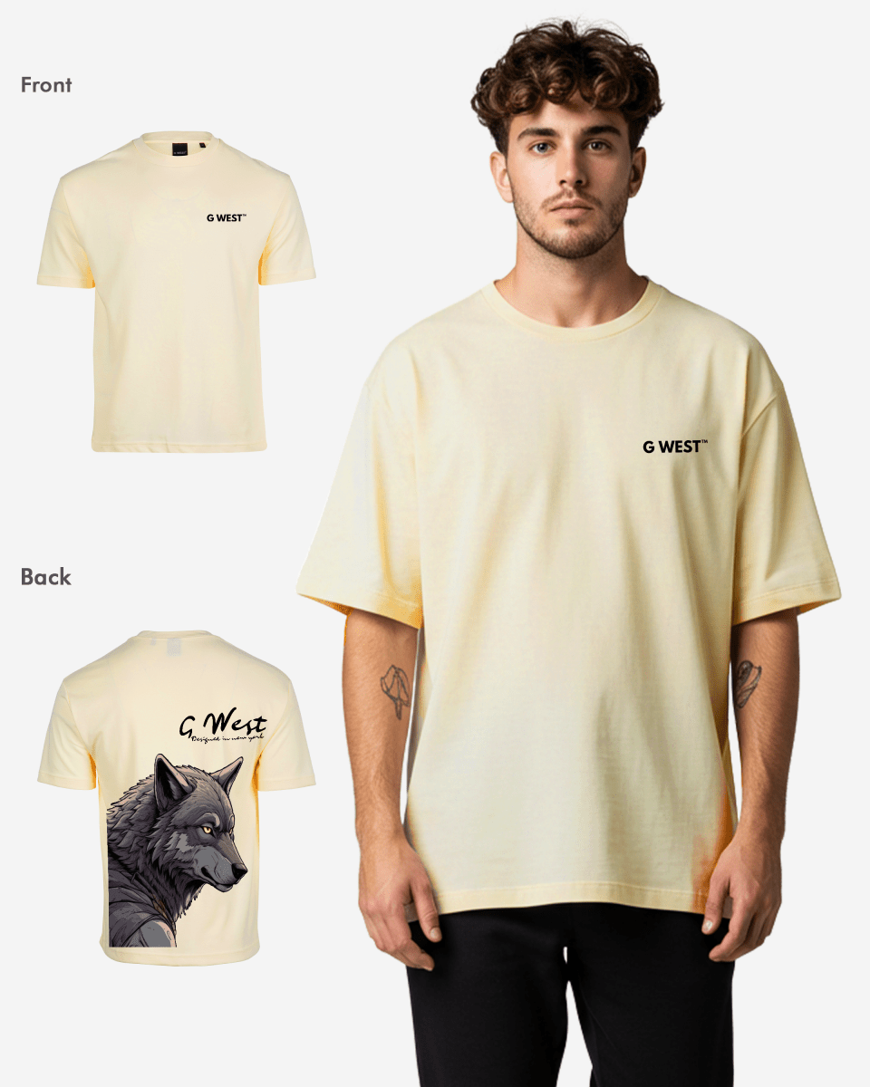 G West Oversized Wolf T Shirt