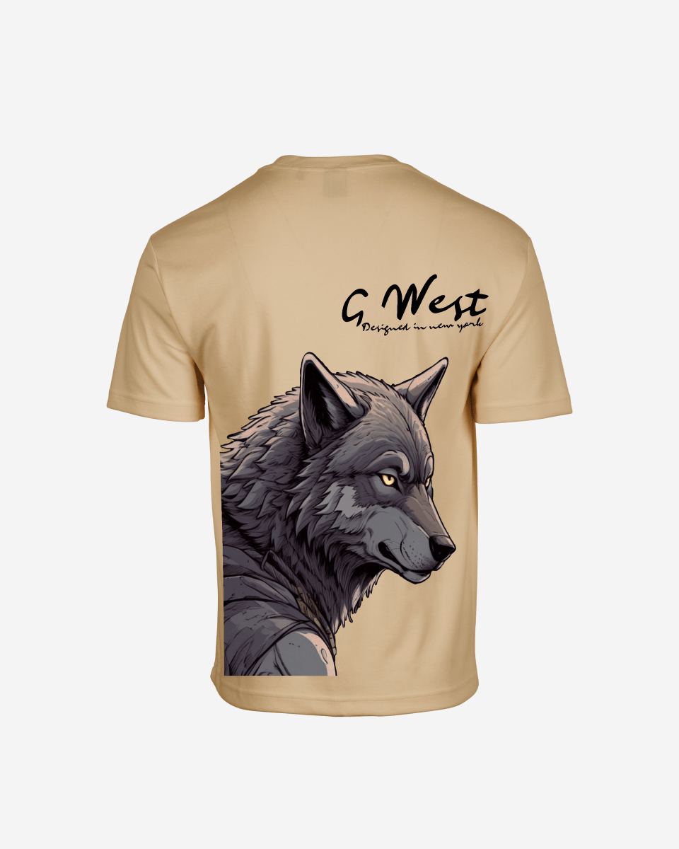G West Oversized Wolf T Shirt