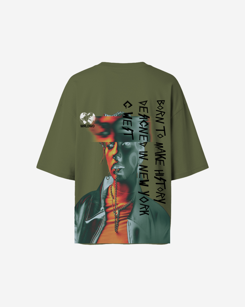 G West Oversized World Wide Chain Tee - WOMEN