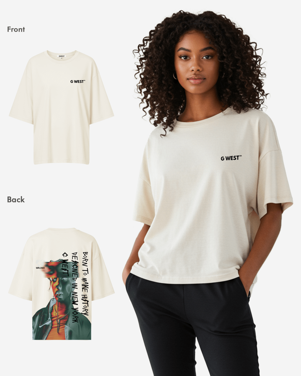 G West Oversized World Wide Chain Tee - WOMEN