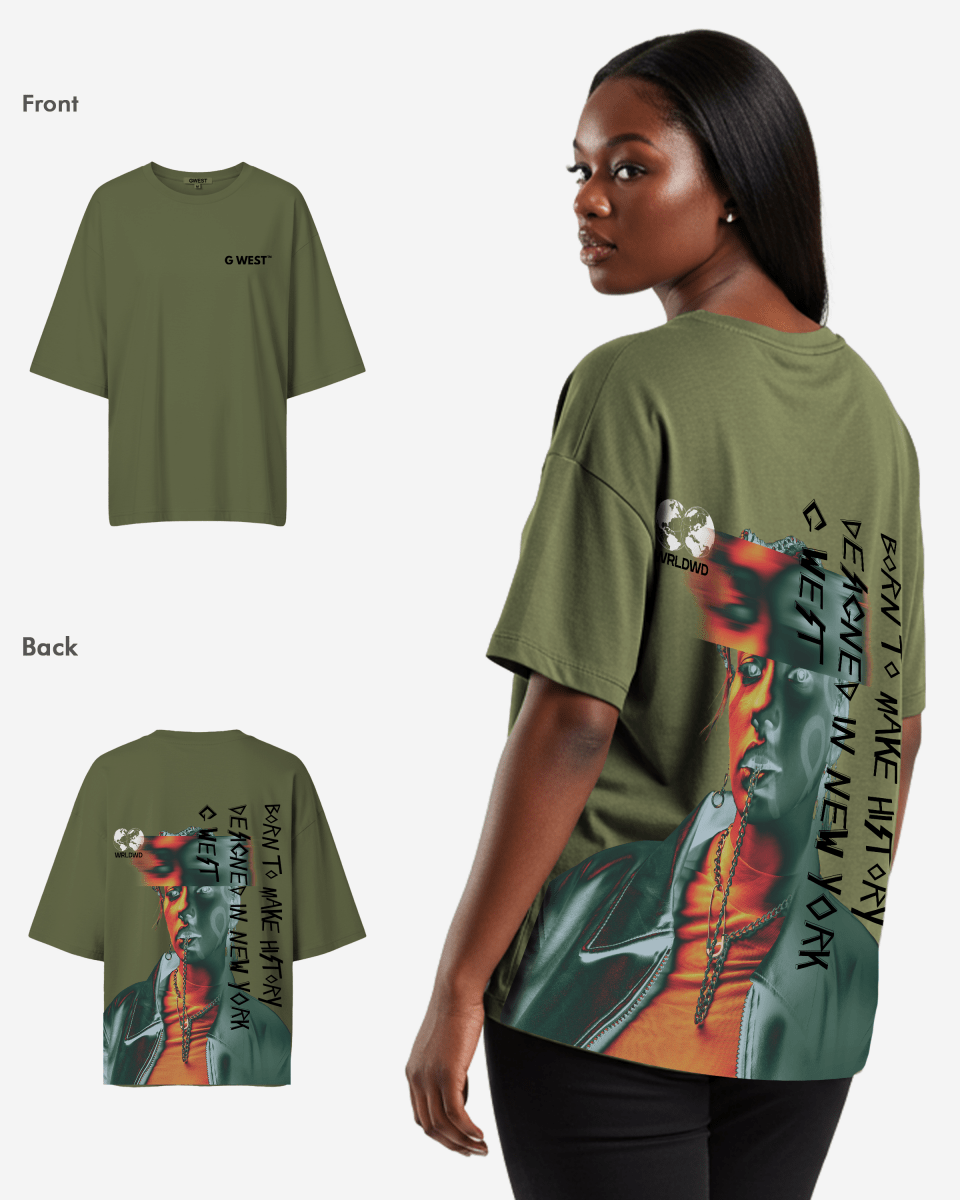 G West Oversized World Wide Chain Tee - WOMEN