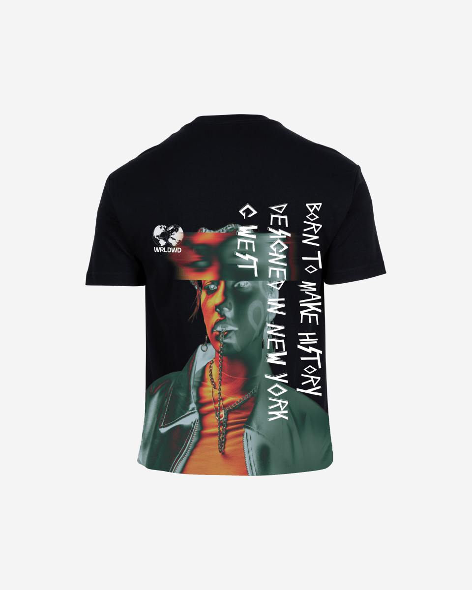 G West Oversized World Wide Chain Tee