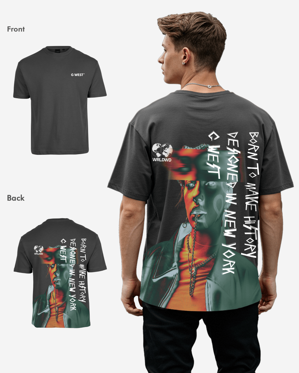 G West Oversized World Wide Chain Tee