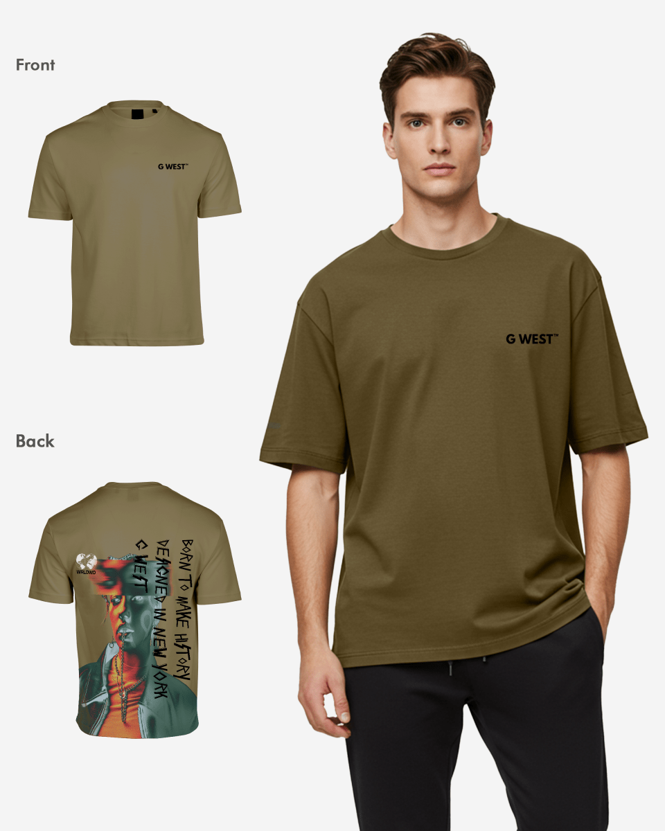 G West Oversized World Wide Chain Tee