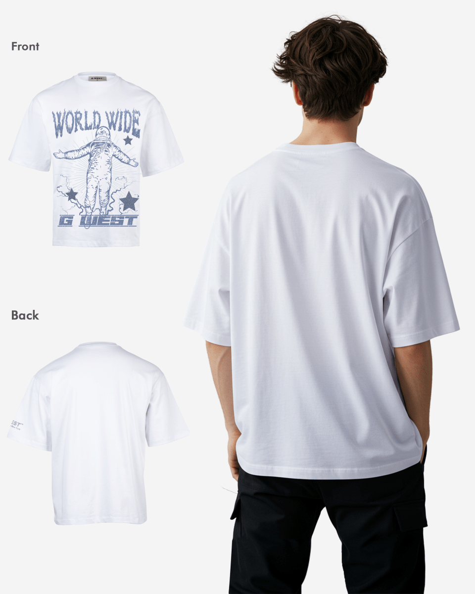 G West Oversized World Wide Star T Shirt