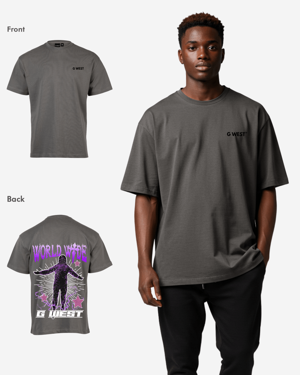 G West Oversized World Wide Star Tee