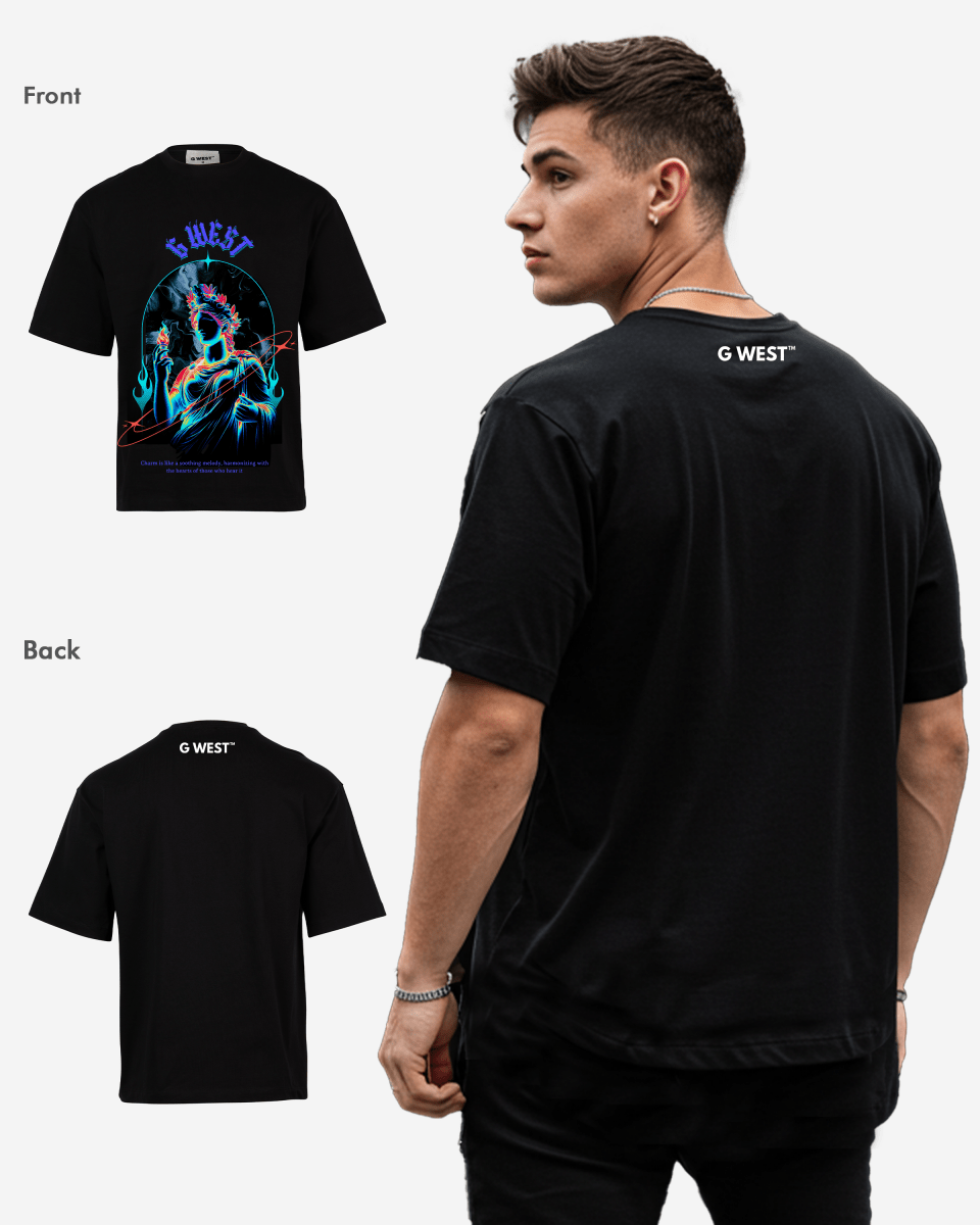 G-WEST OVERSTRESSED OVERSIZED TEE