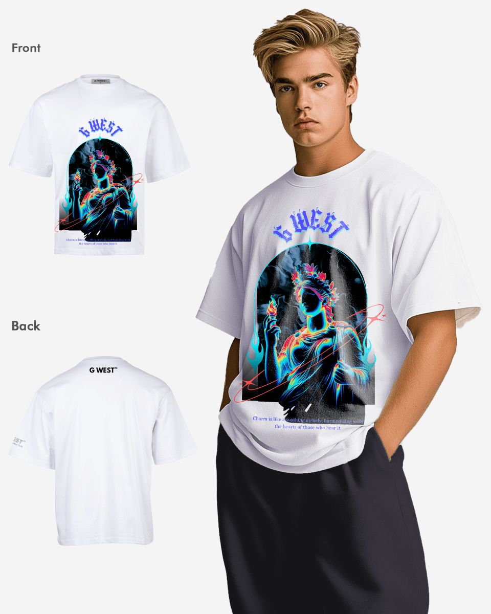 G-WEST OVERSTRESSED OVERSIZED TEE