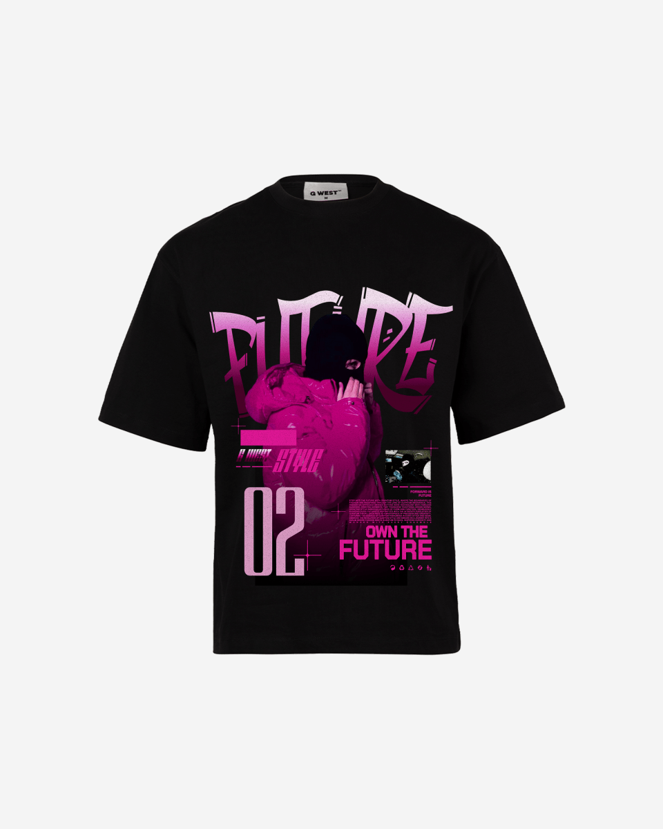 G-WEST OWN THE FUTURE OVERSIZED TEE