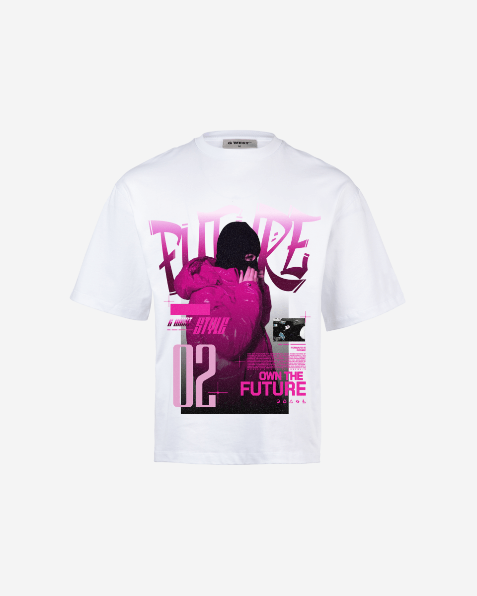G-WEST OWN THE FUTURE OVERSIZED TEE