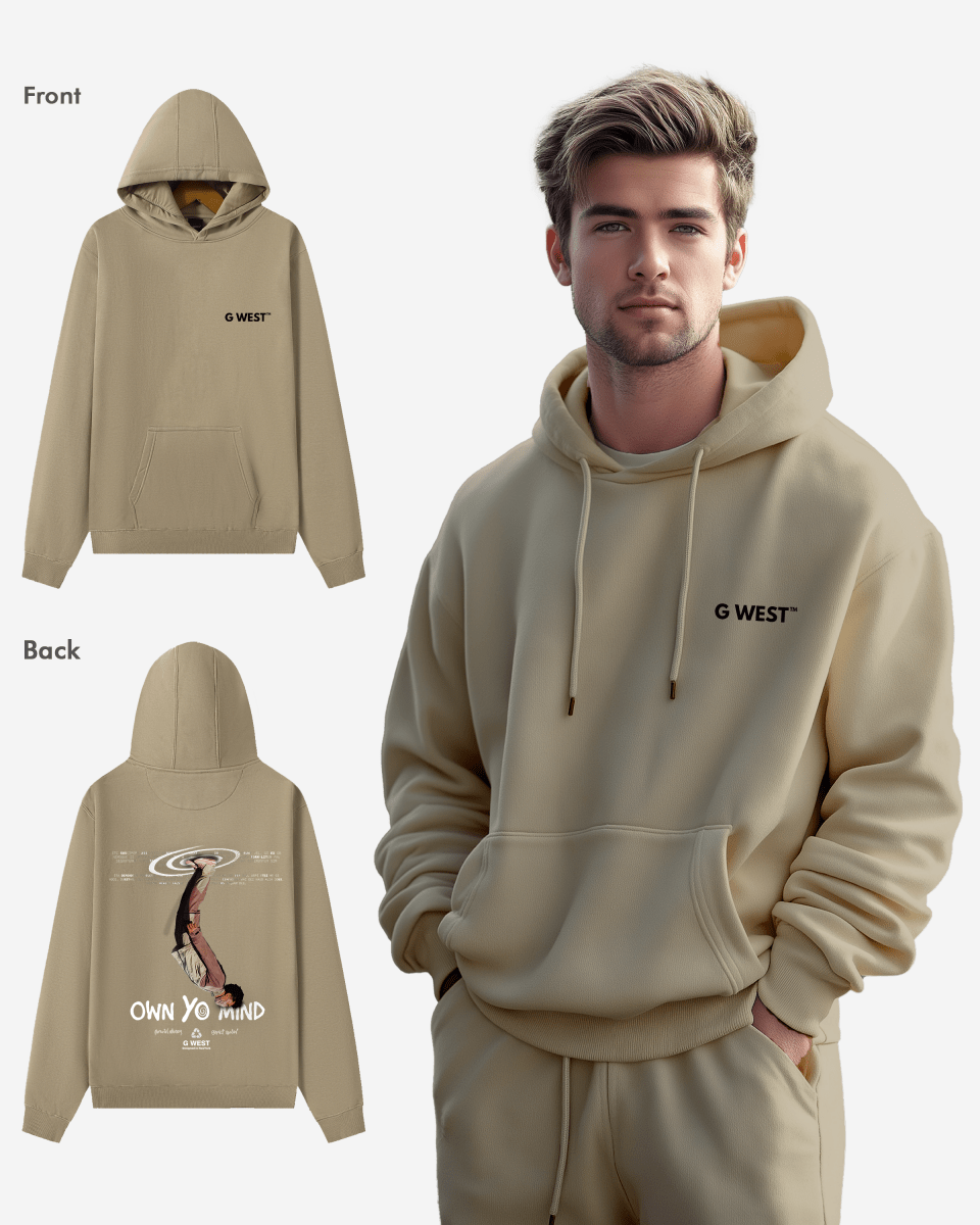 G West Own Yo Mind Heavy Premium Oversized Hoodie