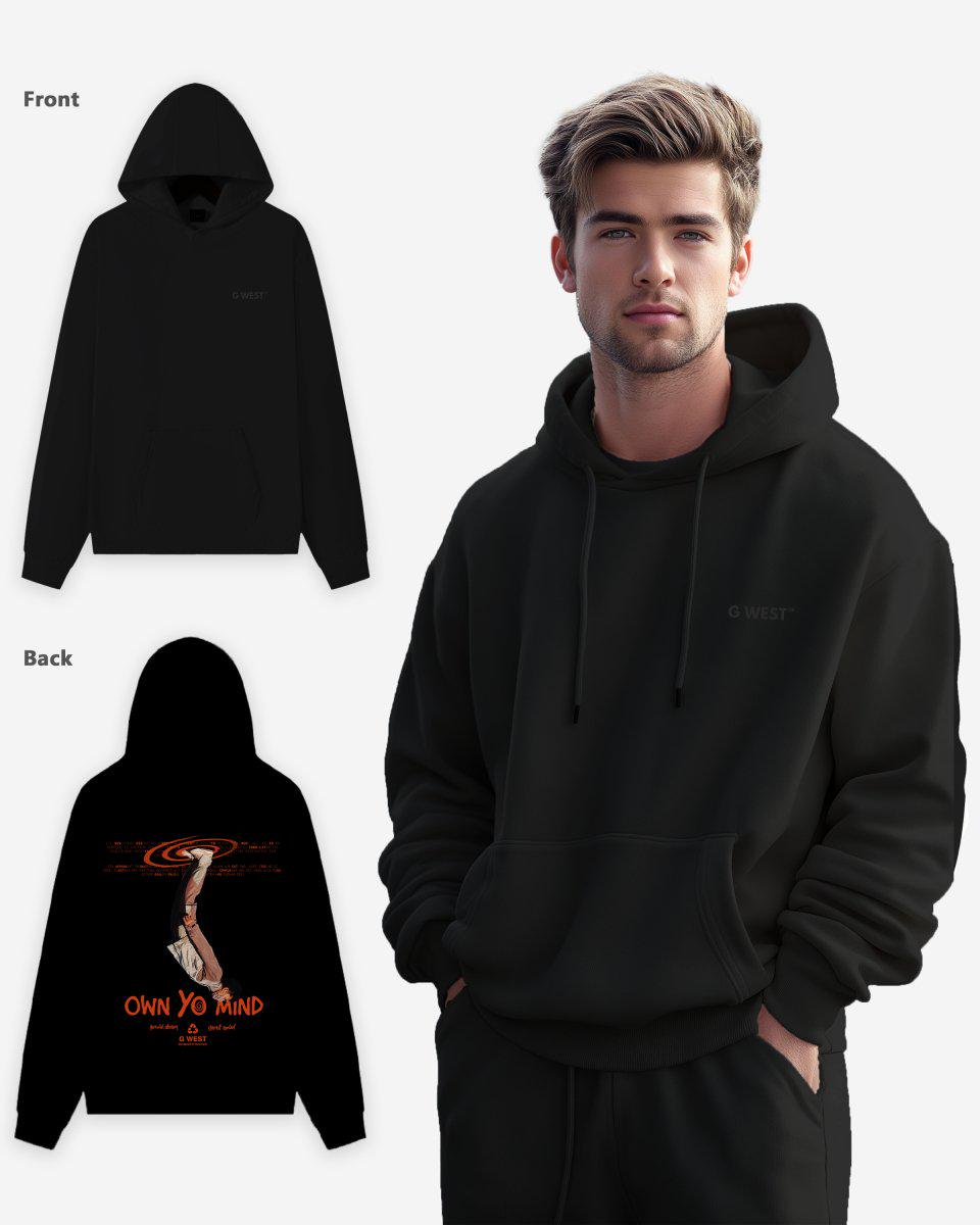 G West Own Yo Mind Oversize Hoodie