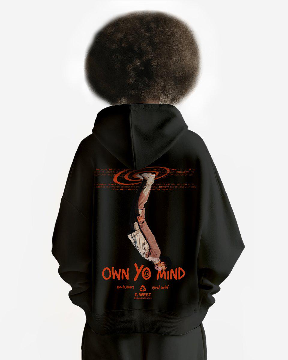 G West Own Yo Mind Oversize Hoodie