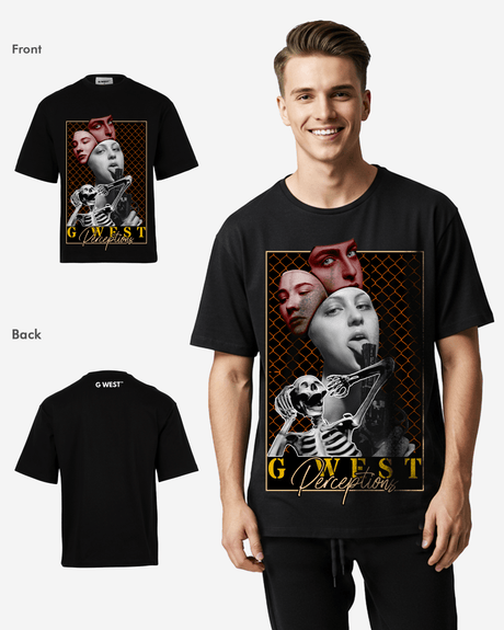 G WEST PEREPTIONS OVERSIZED TEE