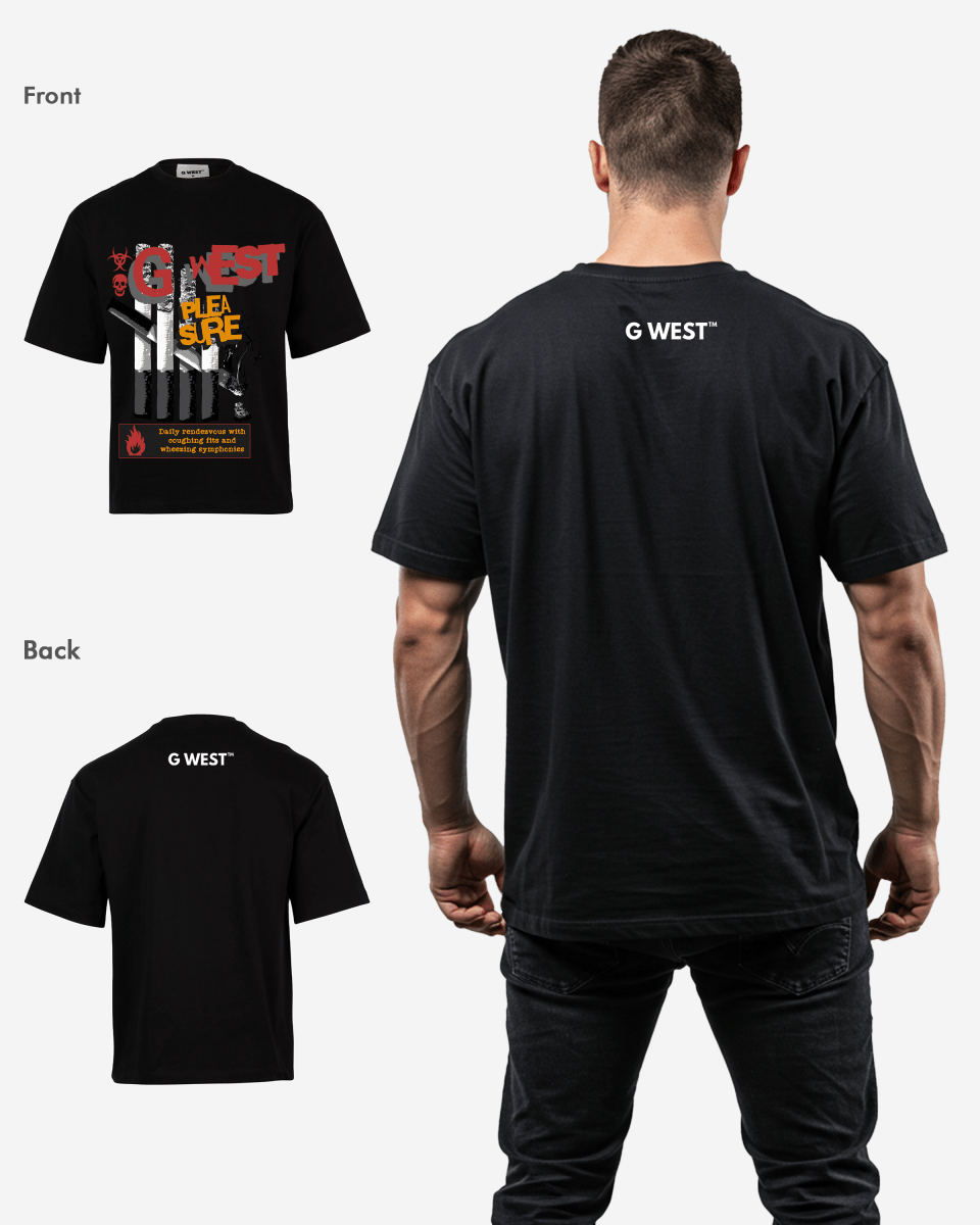 G-WEST PLEASURE OVERSIZED TEE GWROJMT114