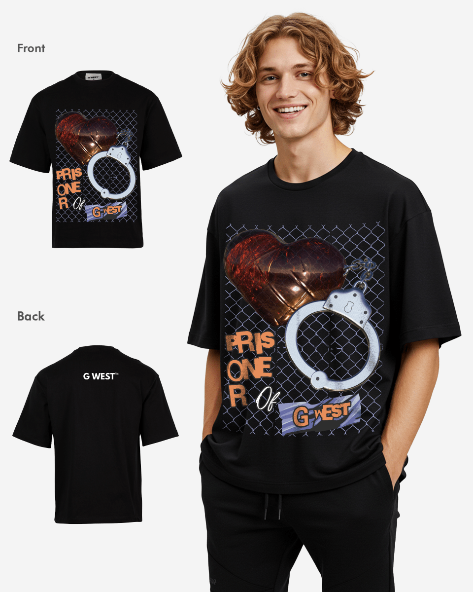 G-WEST PRISONER OVERSIZED TEE GWROJMT31